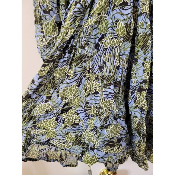 Tuckernuck Oliphant V-NECK MINI DRESS- EDEN BLUE S - Picture 5 of 11